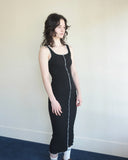 Muse Dress, Wavy Black