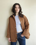 Twill Jacket, Brown Twill