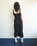 Muse Dress, Wavy Black