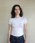 MIAOU Mini Tee, White Grommet