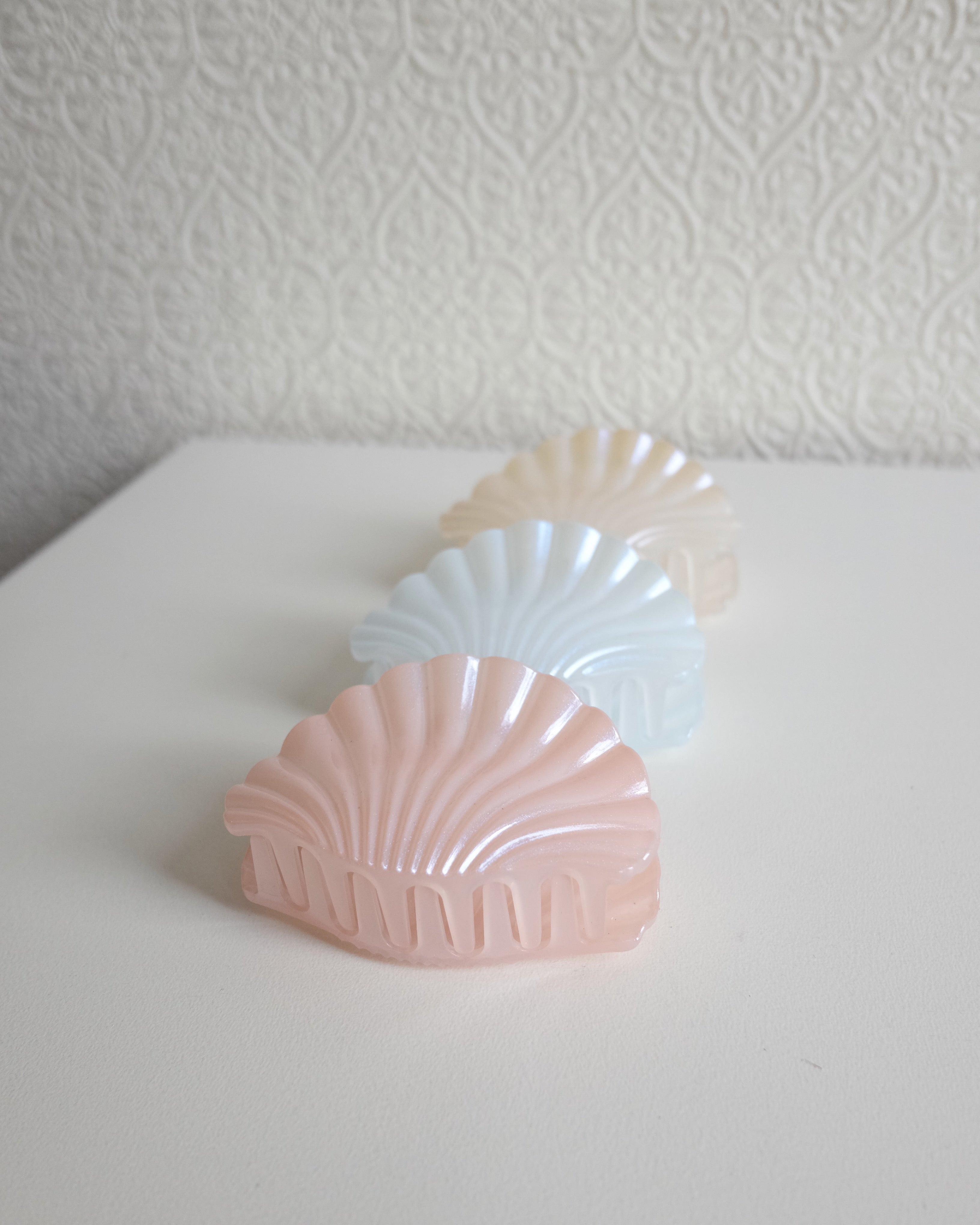 Seashell Hair Clips, Assorted Colors