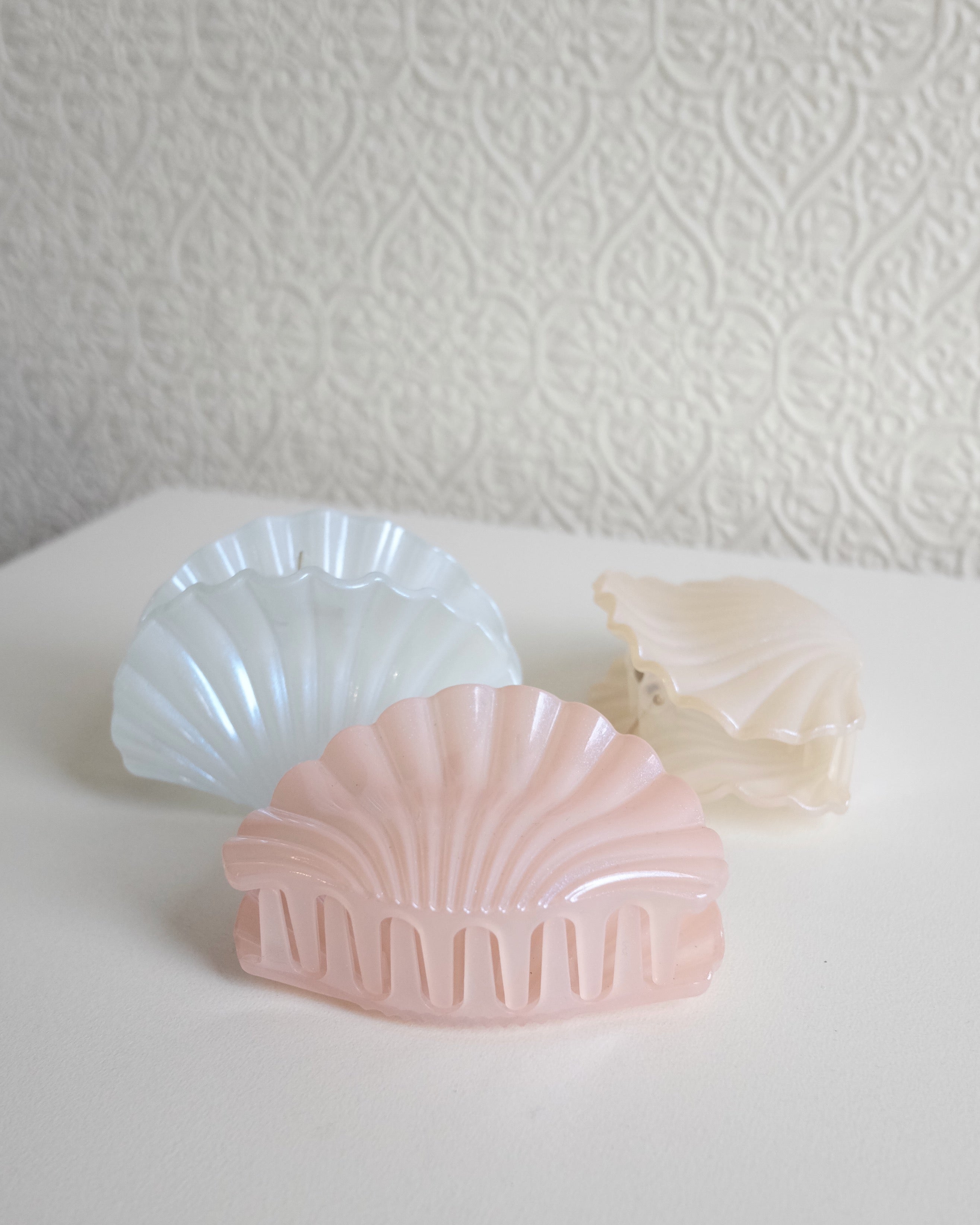 Seashell Hair Clips, Assorted Colors
