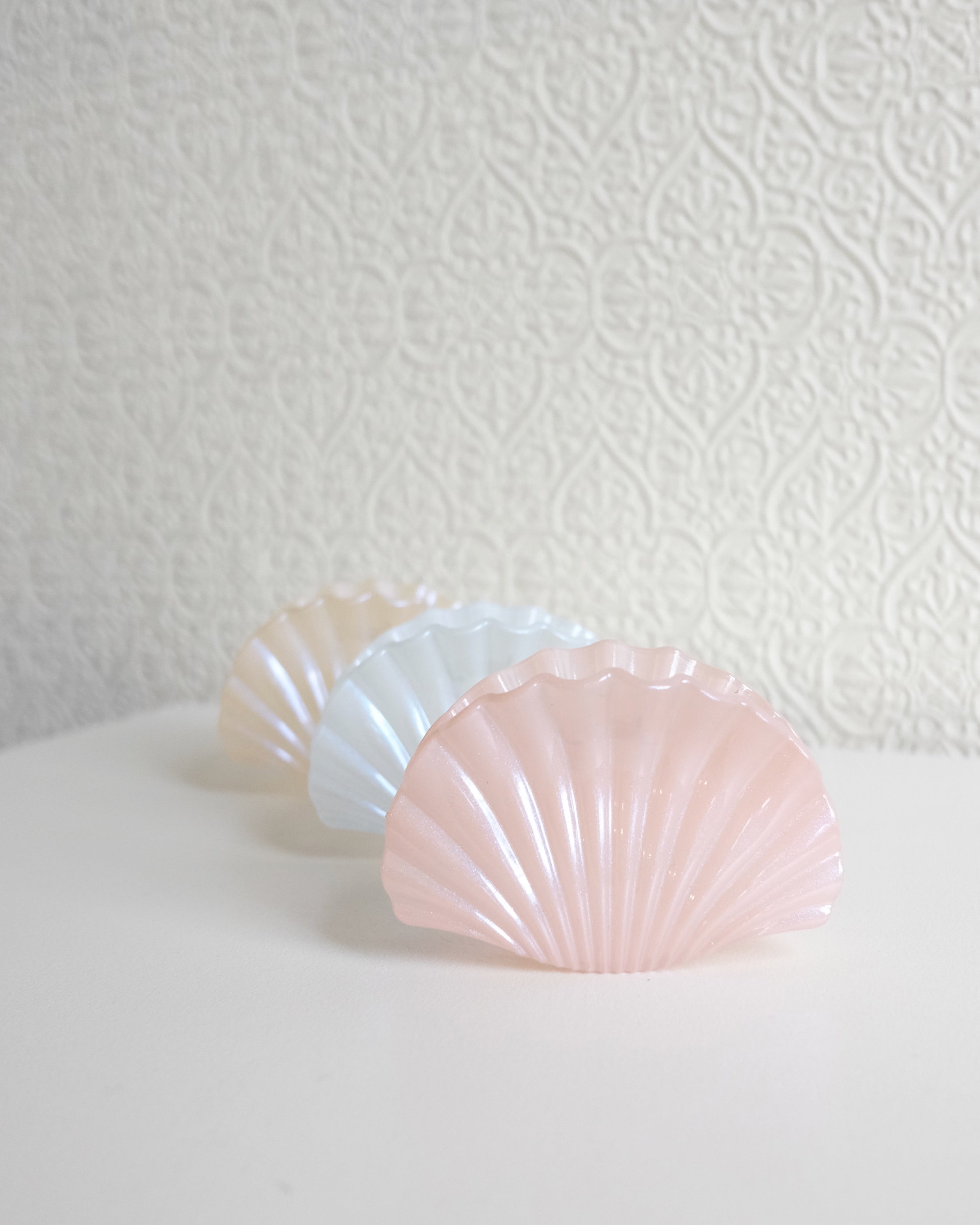 Seashell Hair Clips, Assorted Colors