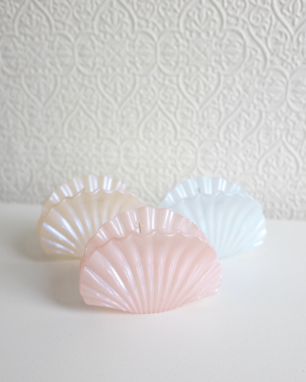Seashell Hair Clips, Assorted Colors