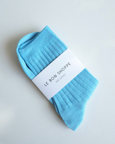 Her Socks, Blue Water