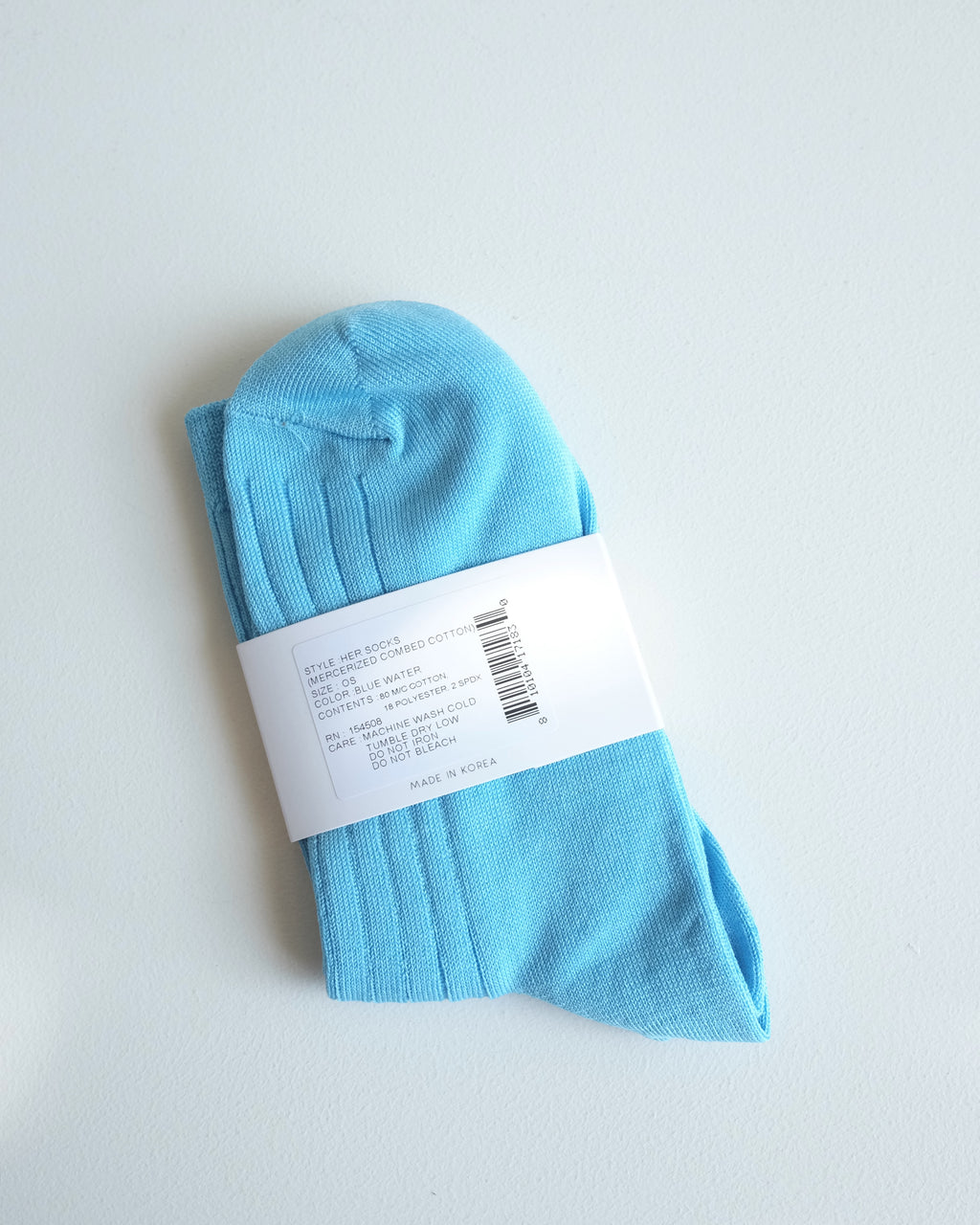 Her Socks, Blue Water