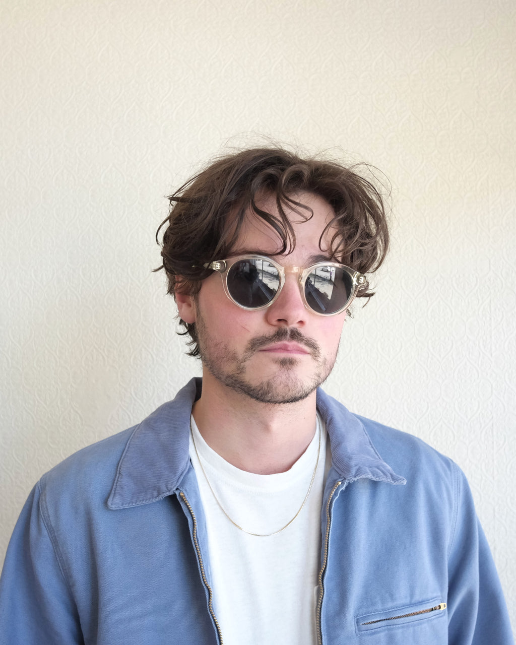Zinedine Sunglasses, Melted Butter