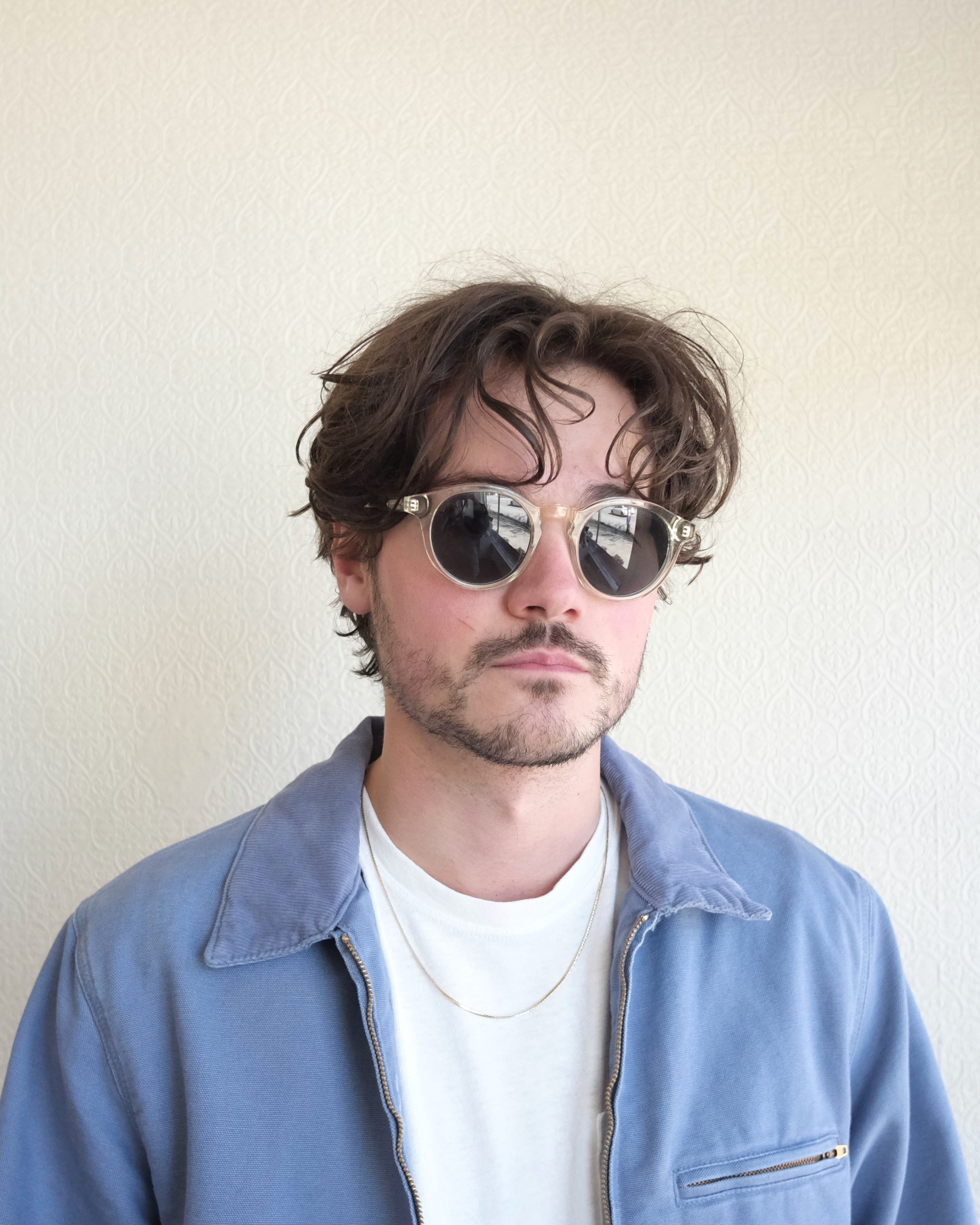 Zinedine Sunglasses, Melted Butter