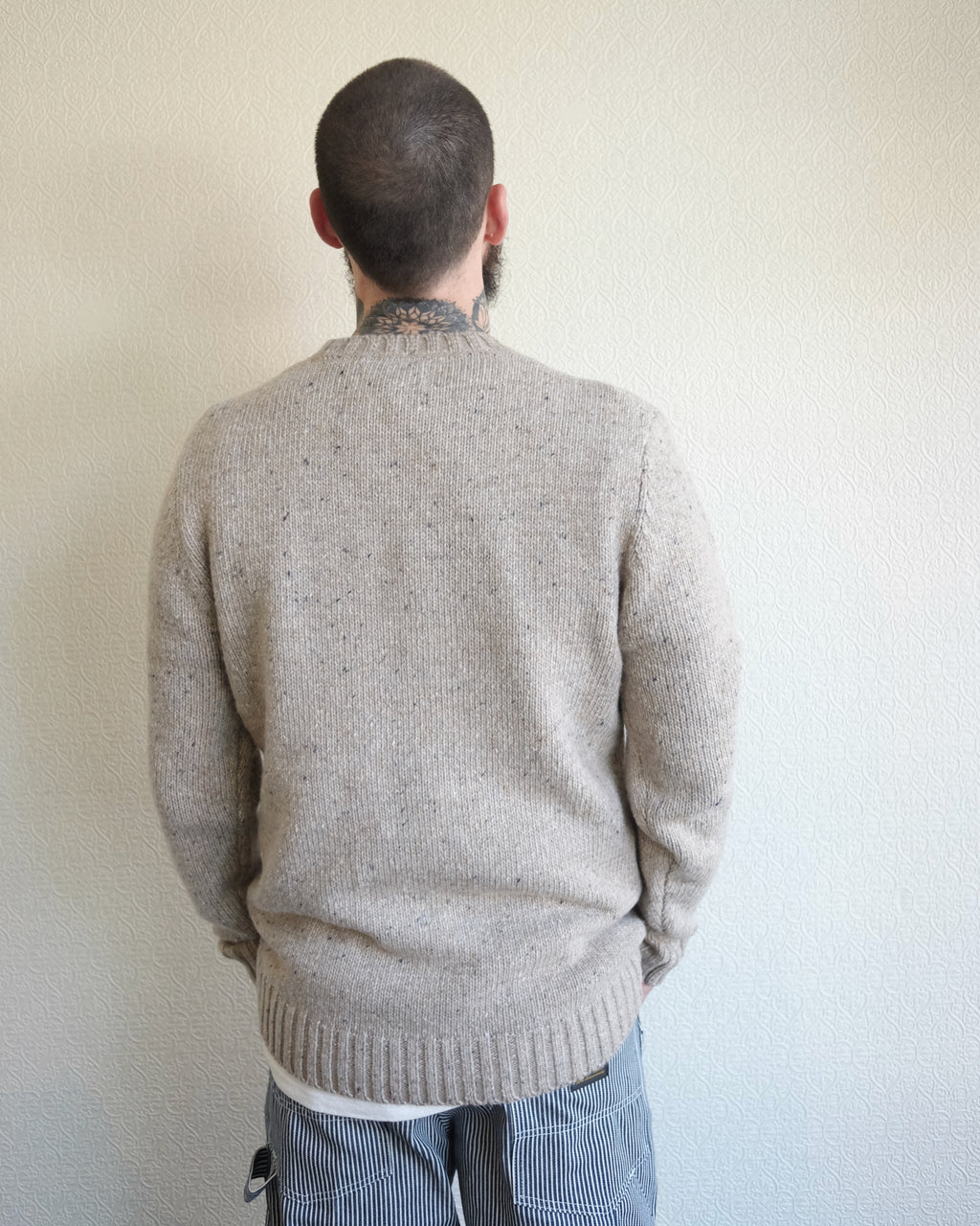 Thick Sweater, Oatmeal Fleck