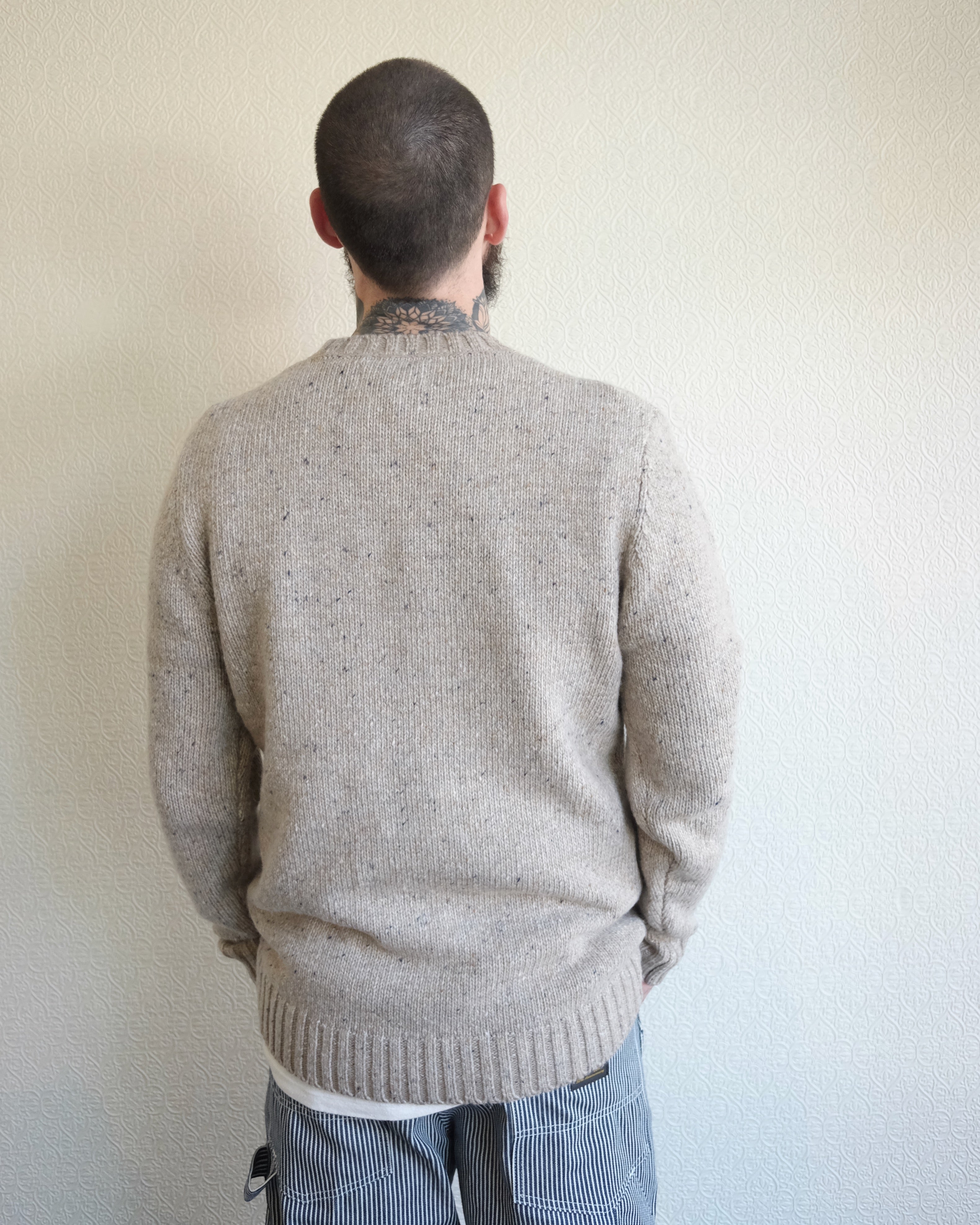 Thick Sweater, Oatmeal Fleck
