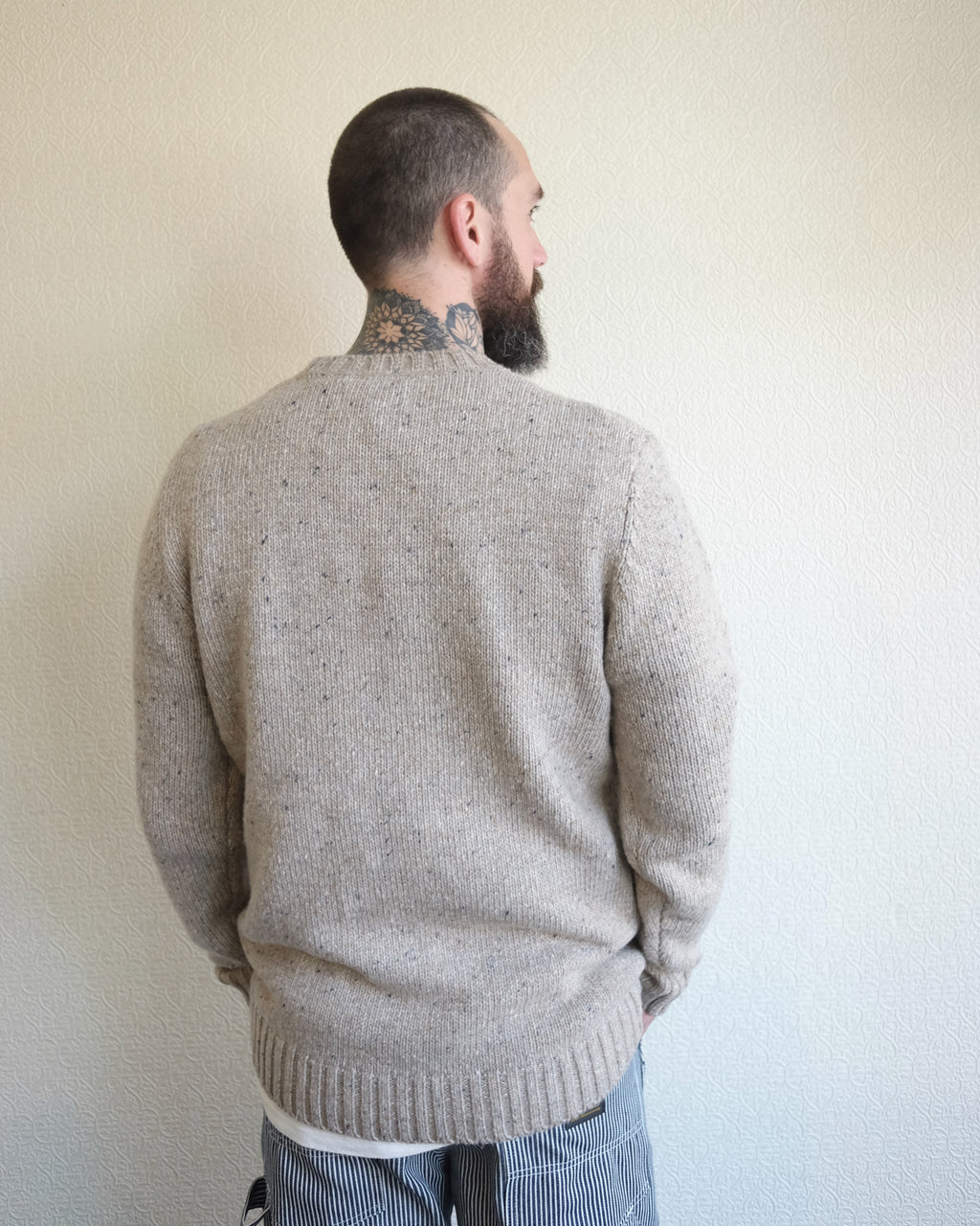 Thick Sweater, Oatmeal Fleck