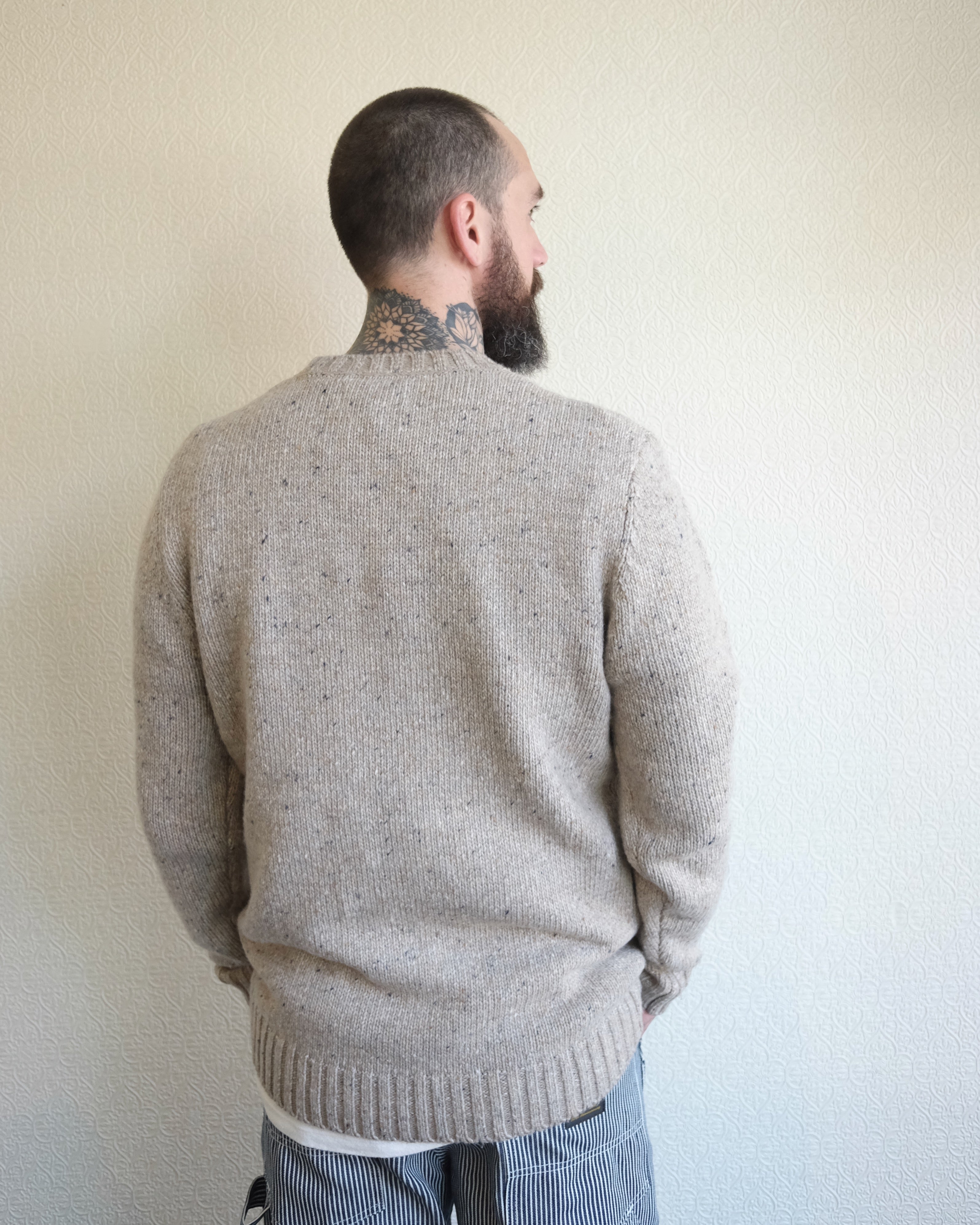 Thick Sweater, Oatmeal Fleck
