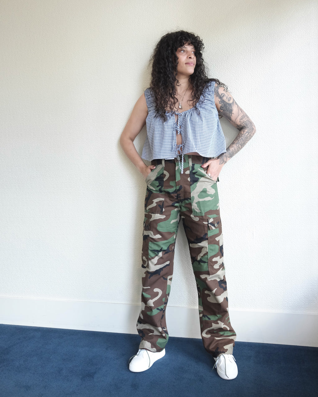 Red Label Six Pocket Pants, Woodland Camo