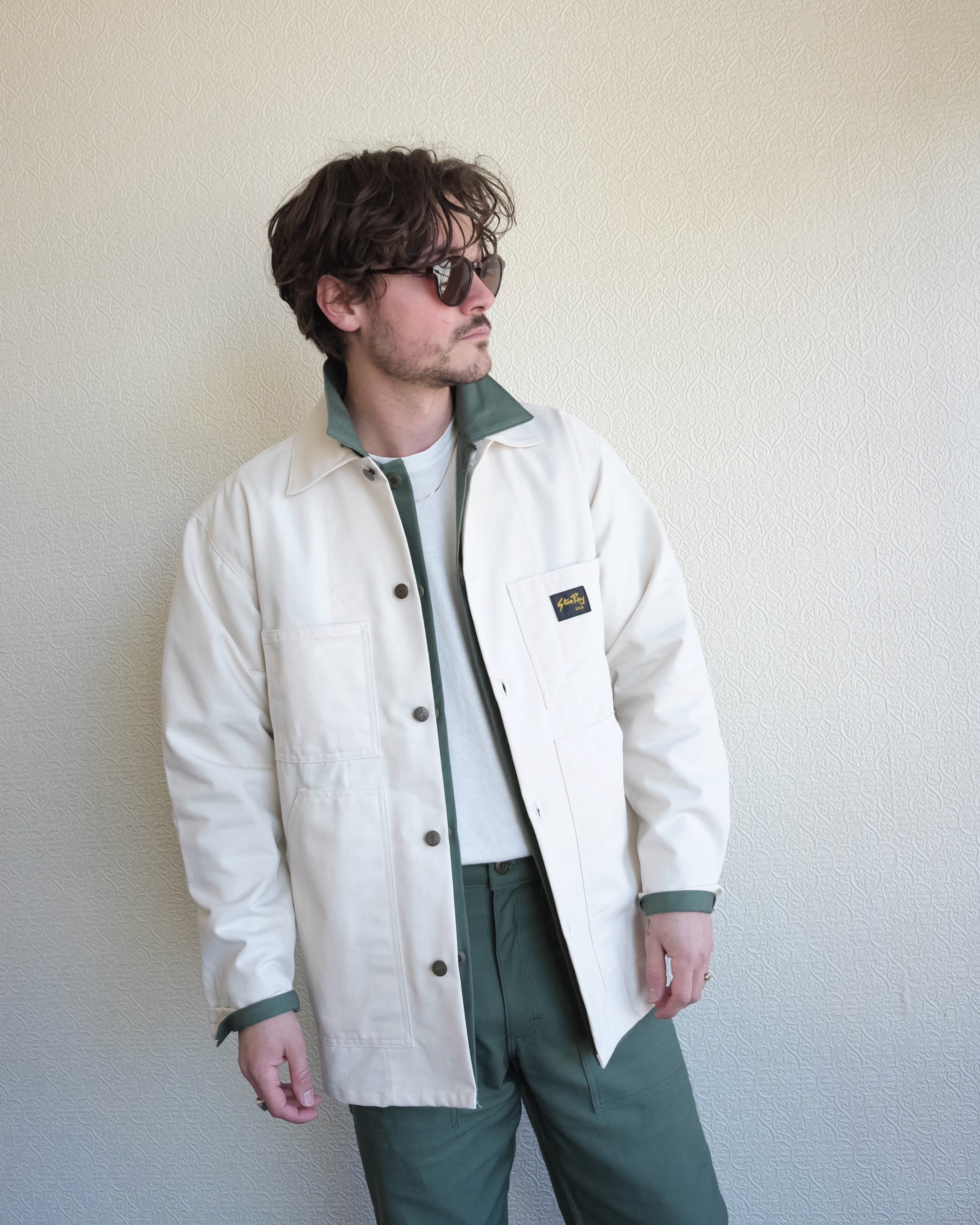 Stan Ray Natural Drill Shop Jacket