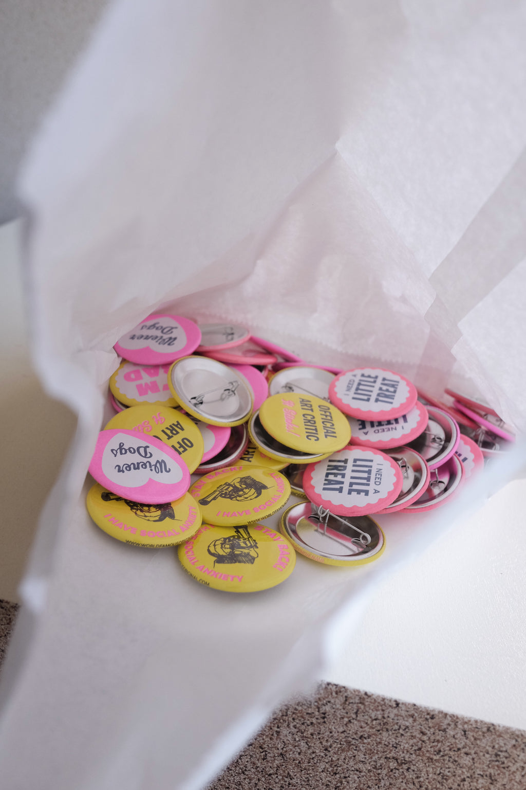 World Famous Originals Button Pin