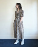 Tie Strap Midi Dress, Leopard