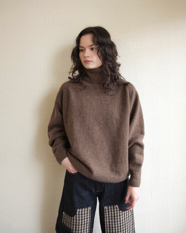 Soar Turtleneck, Burel Brown