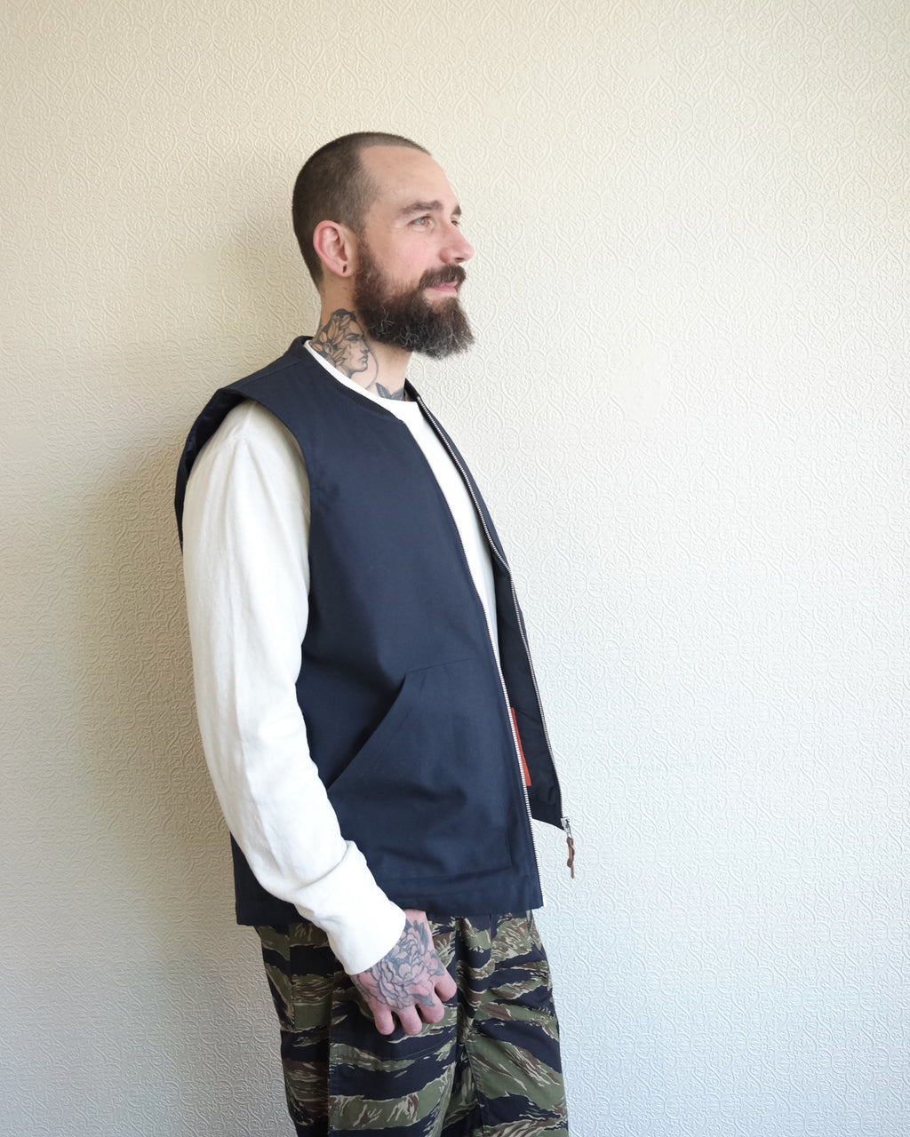 California Pullover, Washed White