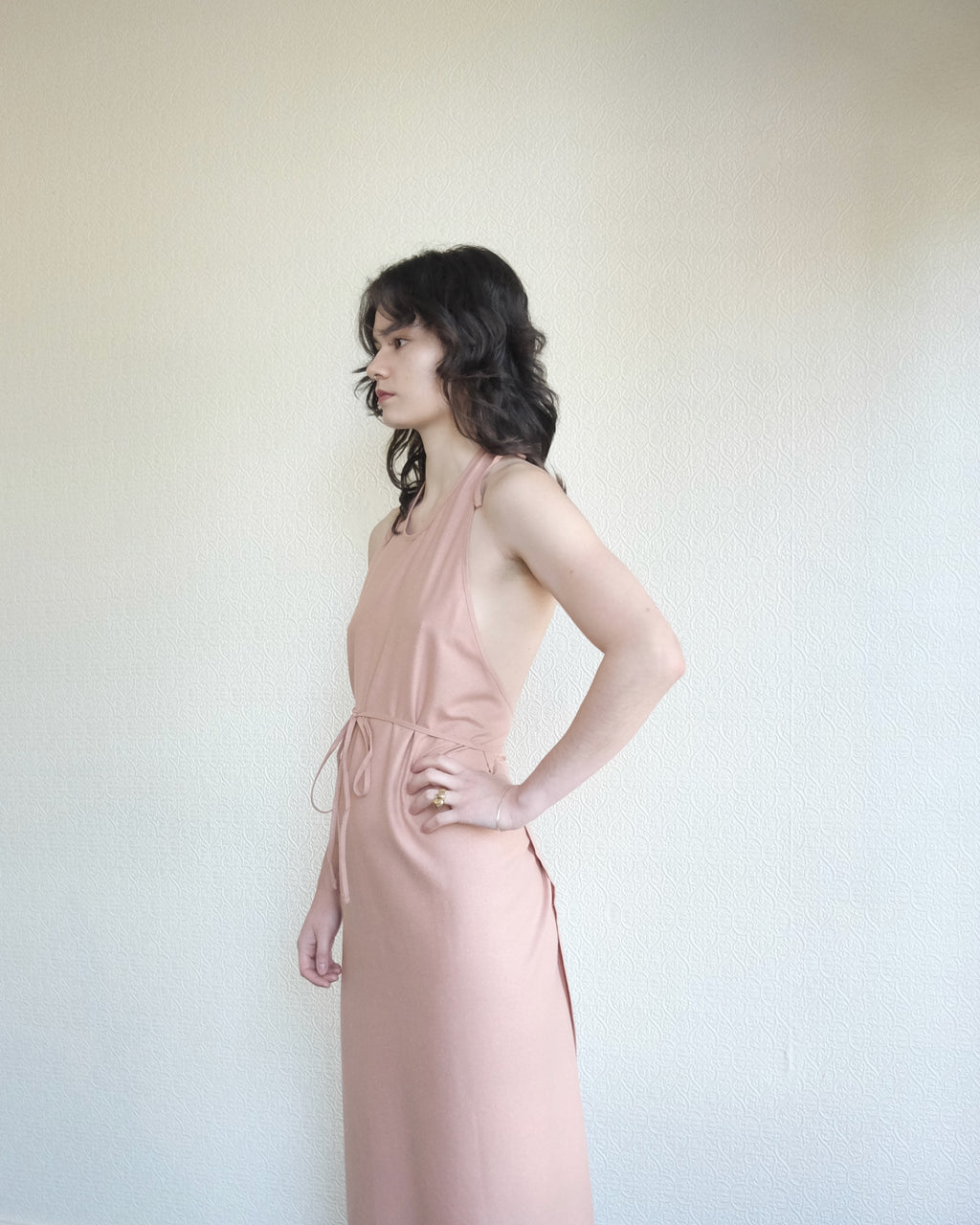 Apron Dress, SID PINK