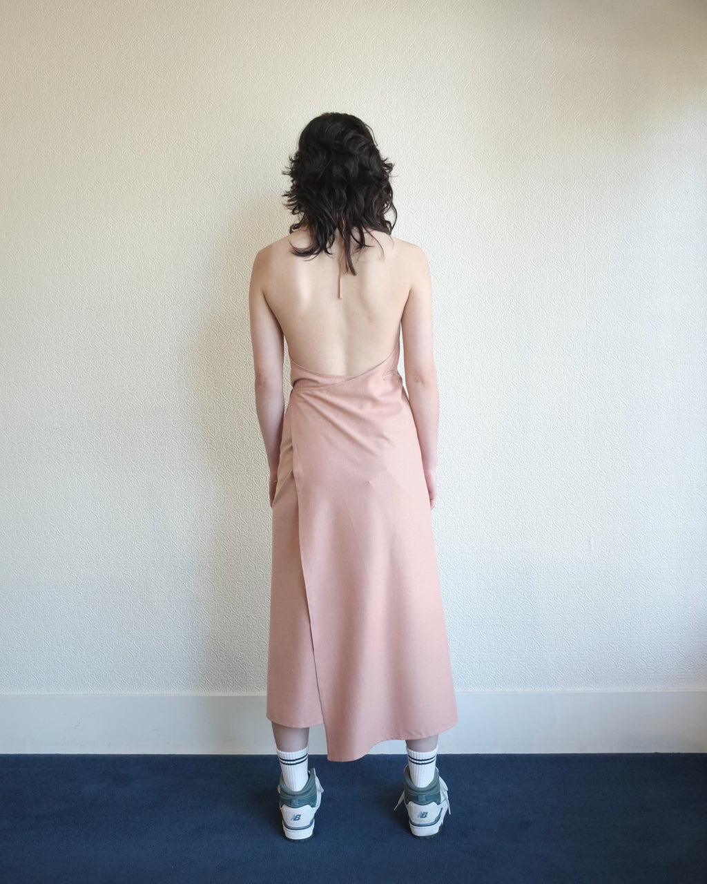 Apron Dress, SID PINK