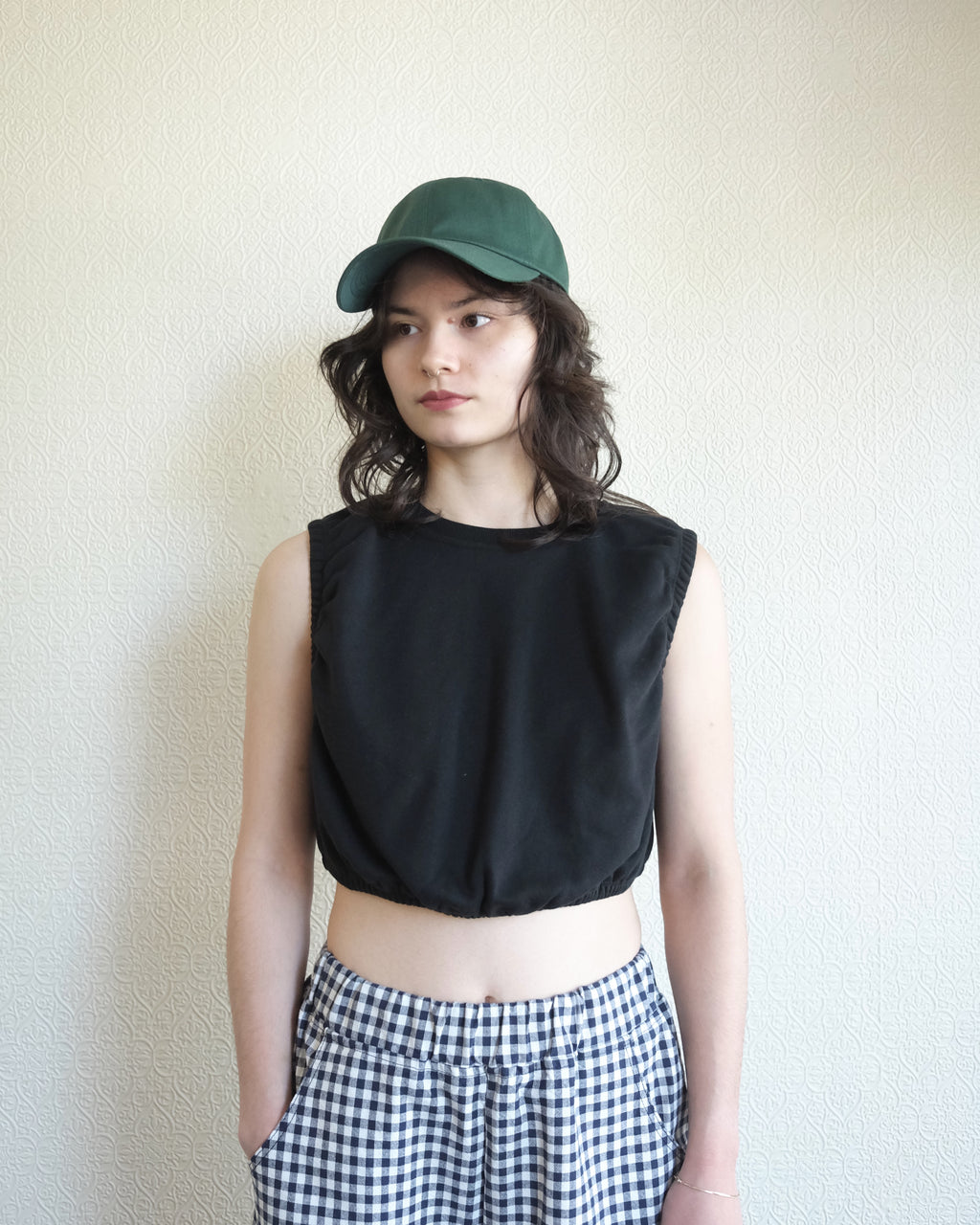 Arc Pant, Black Gingham