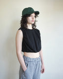 Zoe Crop Top, Black