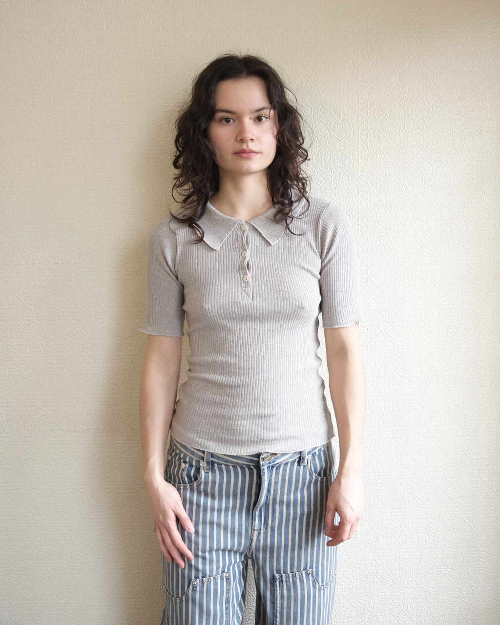 Dual Polo, Grey Melange