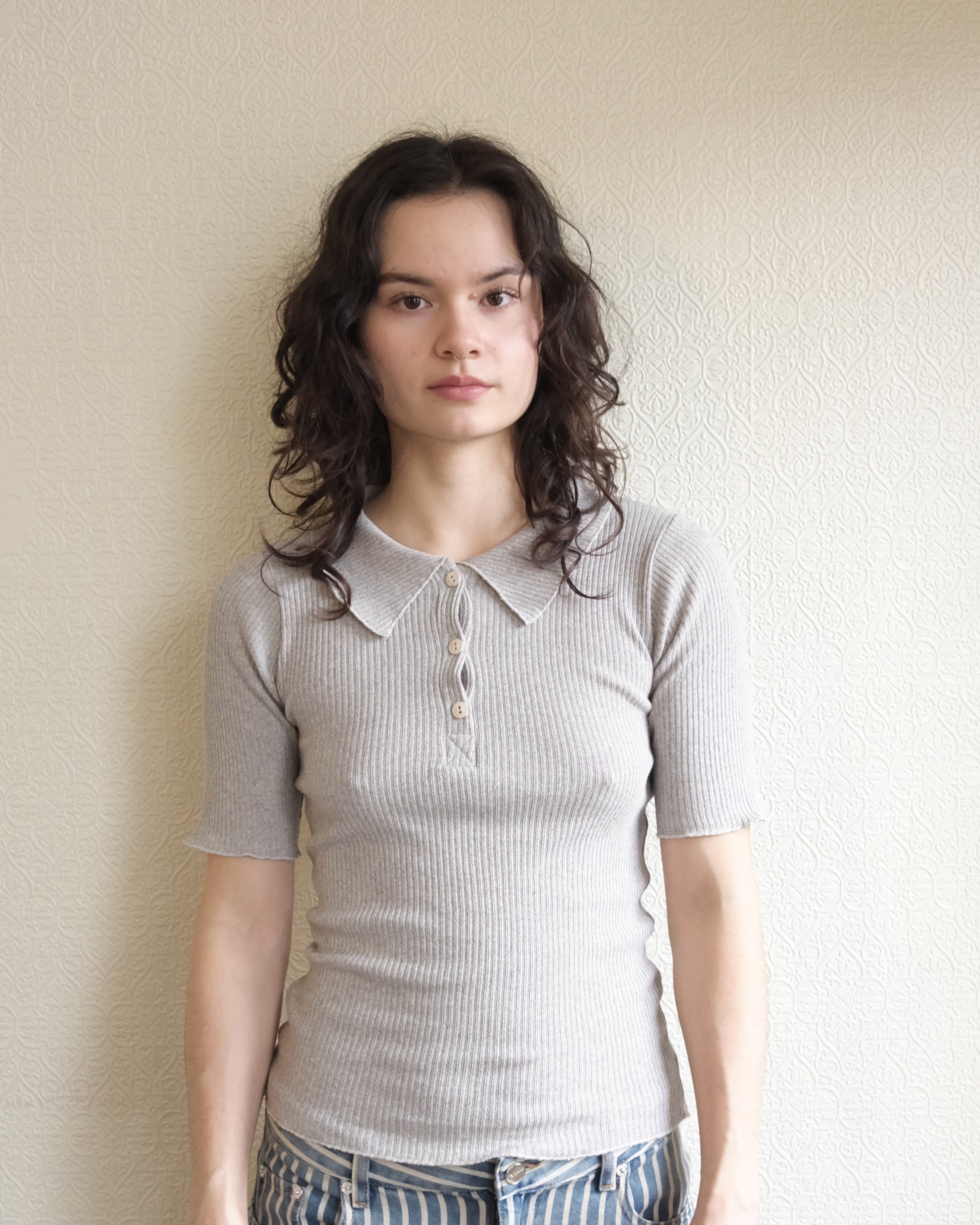 Dual Polo, Grey Melange