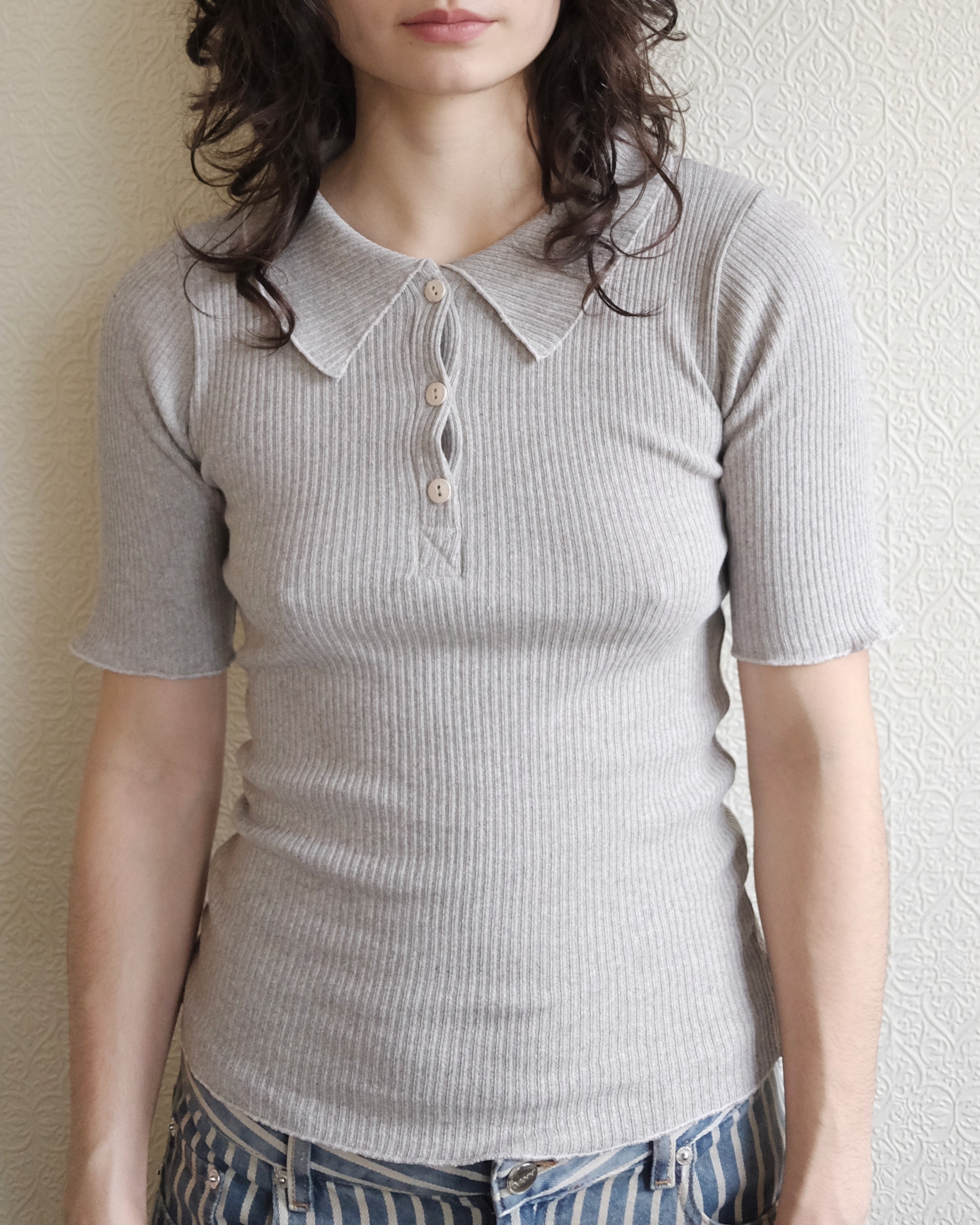 Dual Polo, Grey Melange