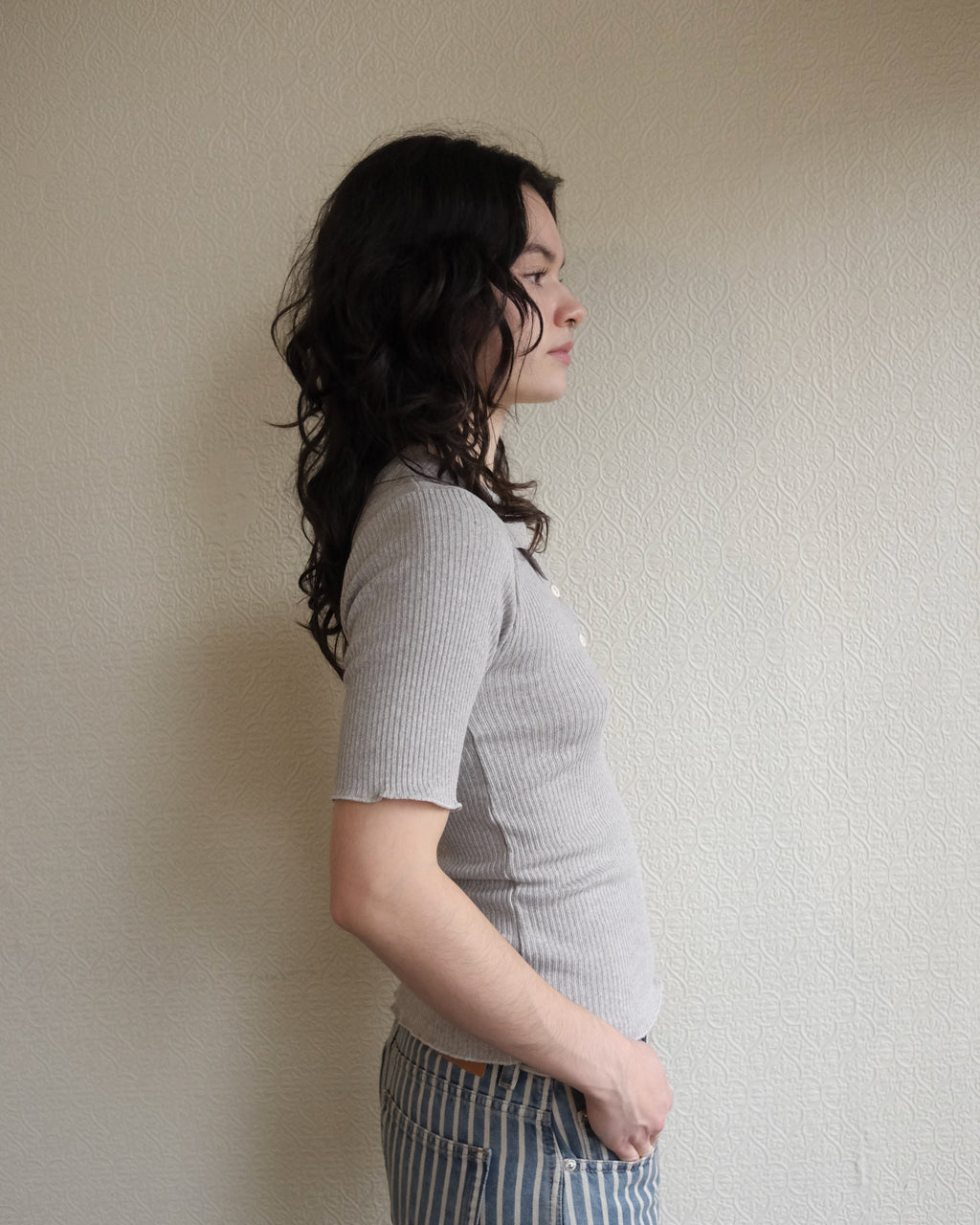 Dual Polo, Grey Melange