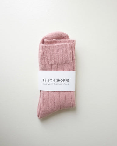 Cashmere Classic Sock, Rose Petal