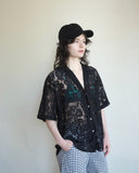 Romeo Top, Black Lace