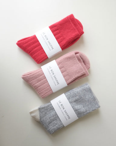 Cashmere Classic Sock, Grey Melange