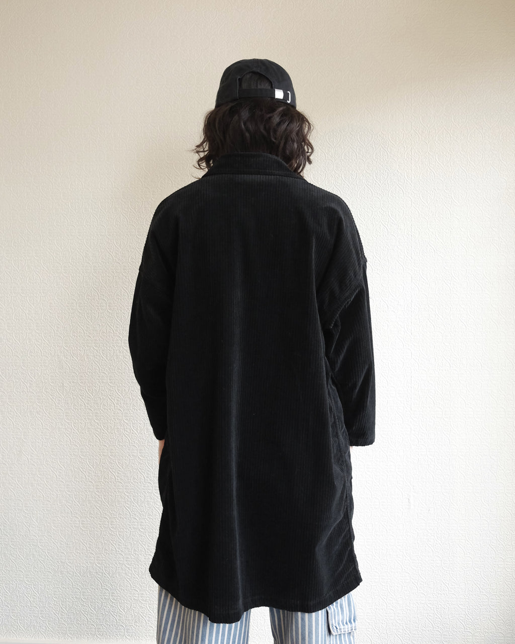 Corduroy Coat, Black