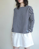 L/S Mariniere Shirt, Navy
