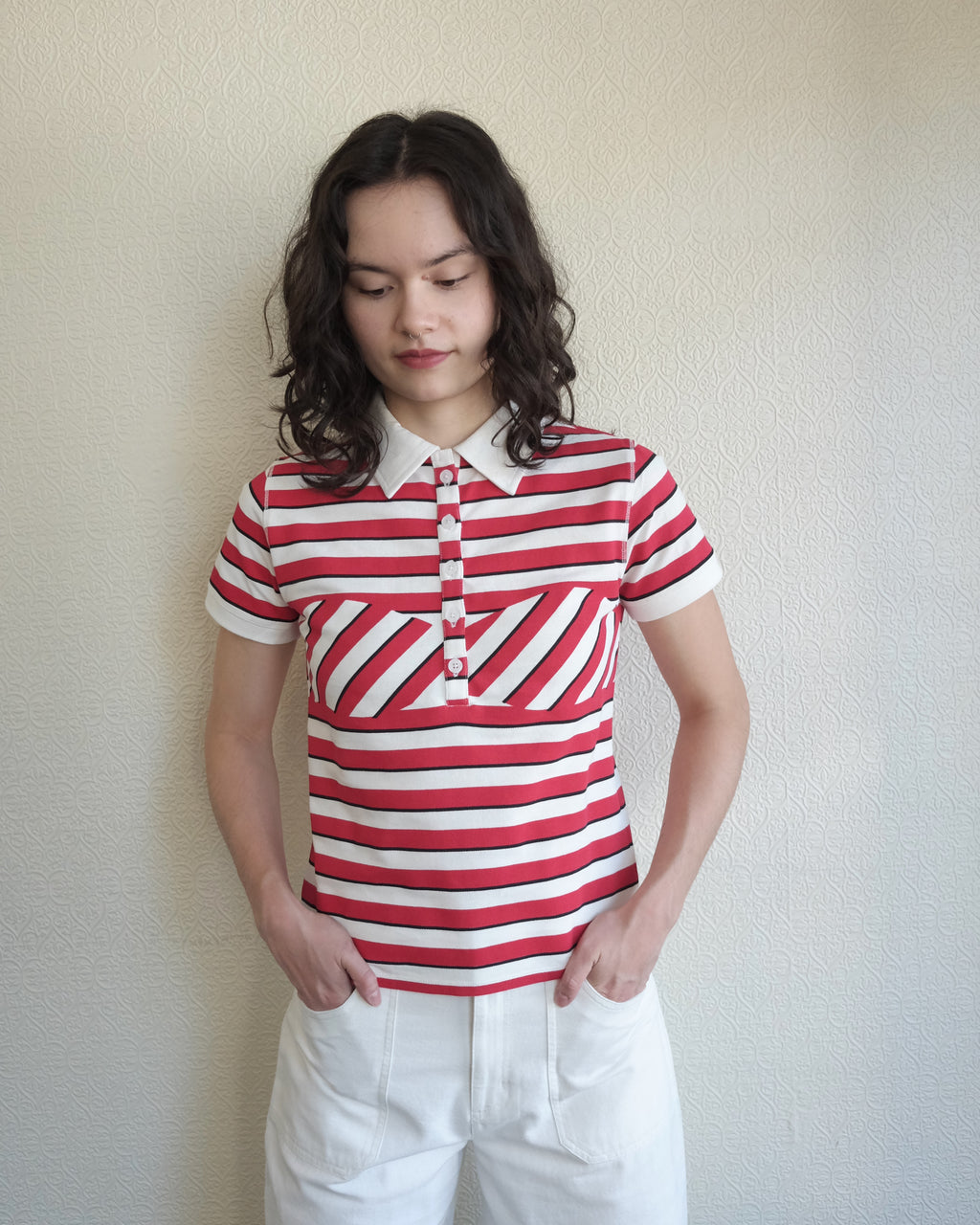 MIAOU Lou Polo, Red Stripes