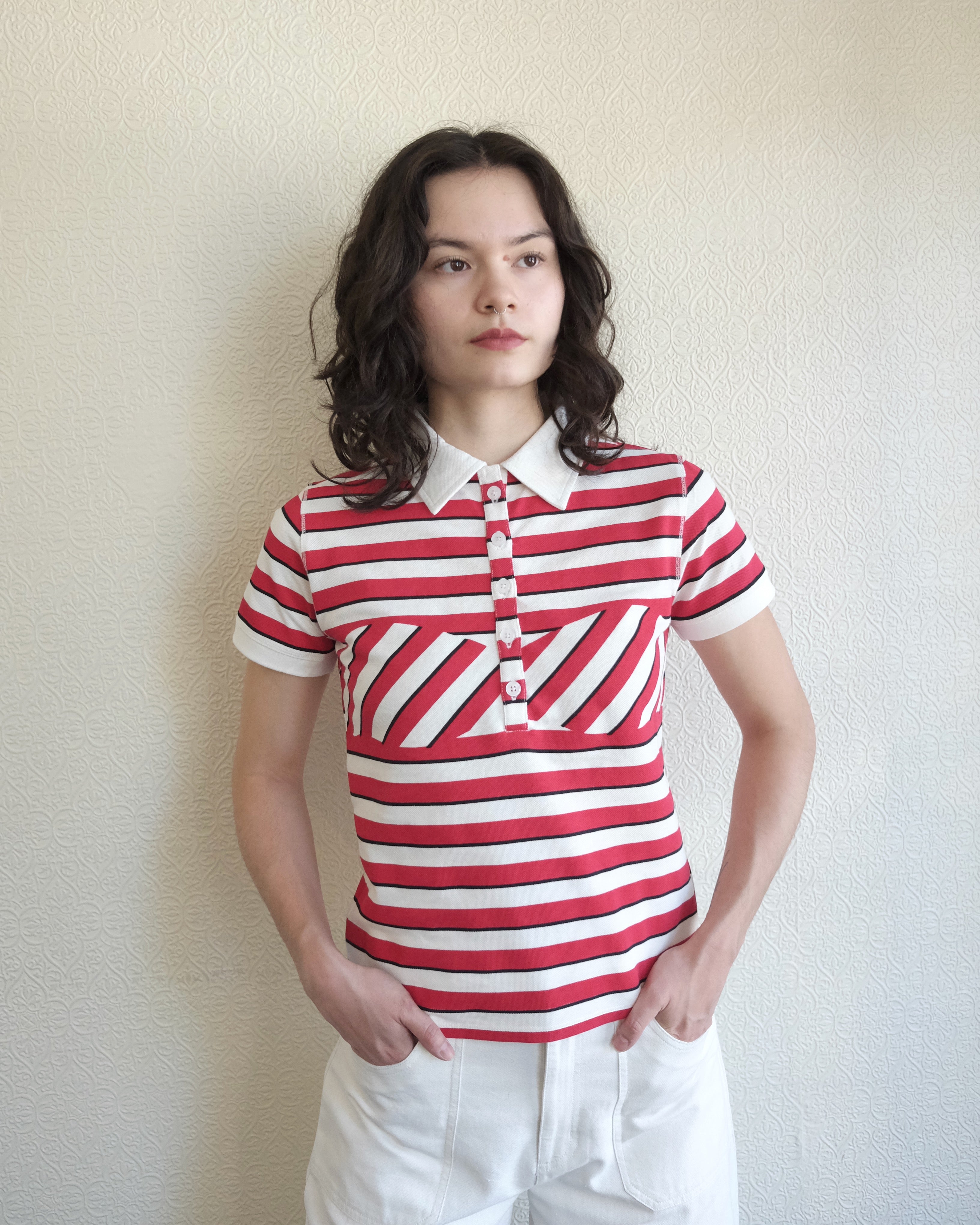 MIAOU Lou Polo, Red Stripes