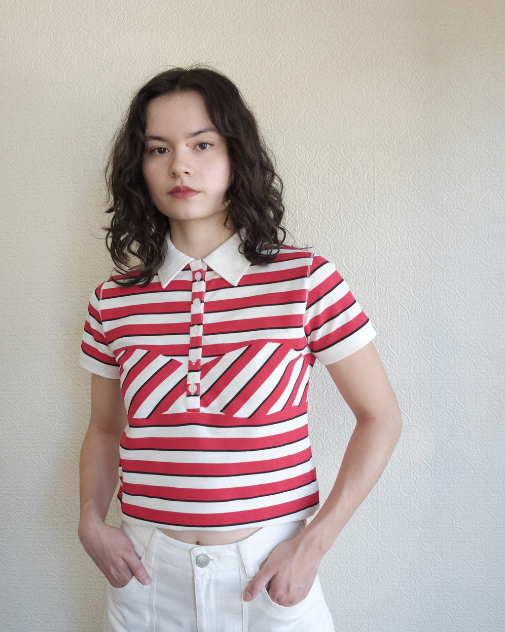 MIAOU Lou Polo, Red Stripes