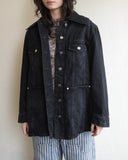 Washed Denim Jacket, Black