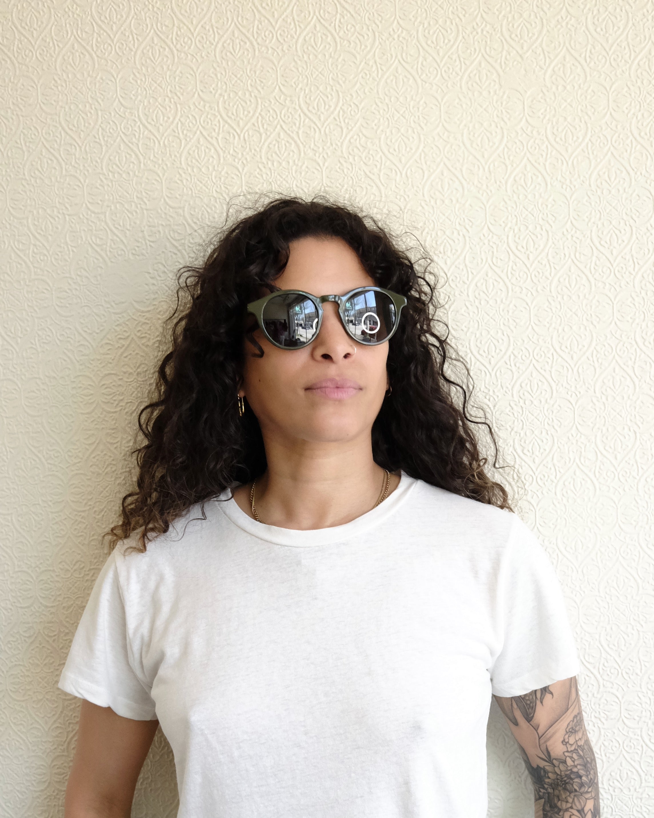 Lorel Cropped Tee, Washed White