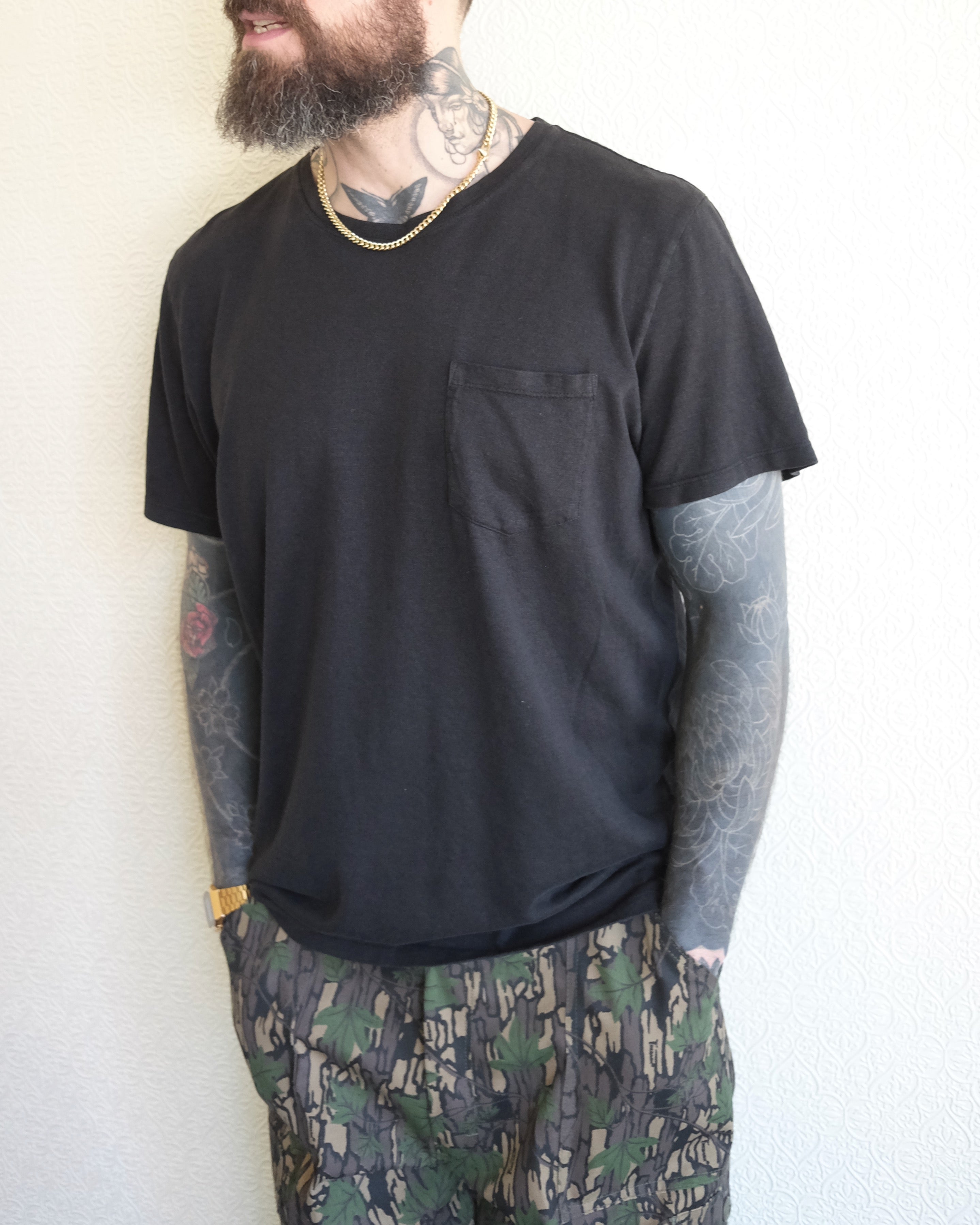 Baja Pocket Tee, Black