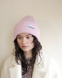 Recycled Wool Beanie, Lilac Sachet