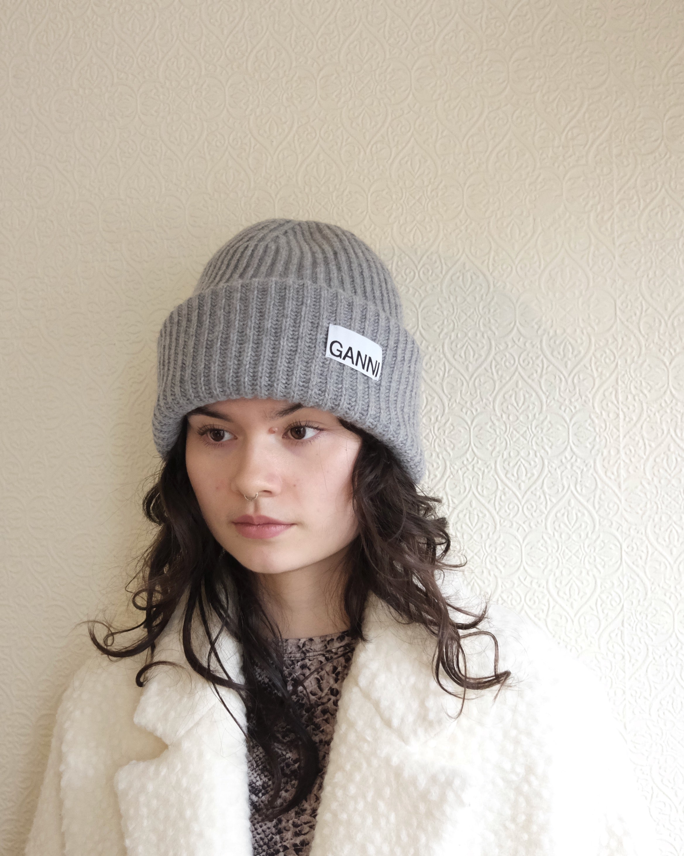 Recycled Wool Beanie, Paloma Melange