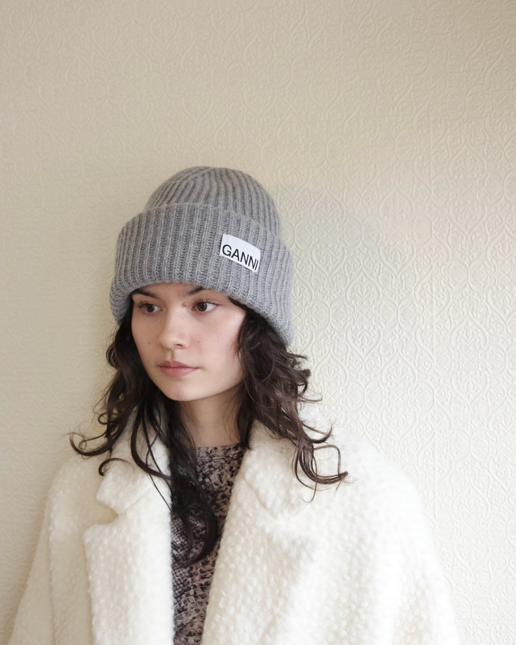 Recycled Wool Beanie, Paloma Melange