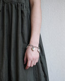 Heart Burn Bracelet, White Bronze Plate