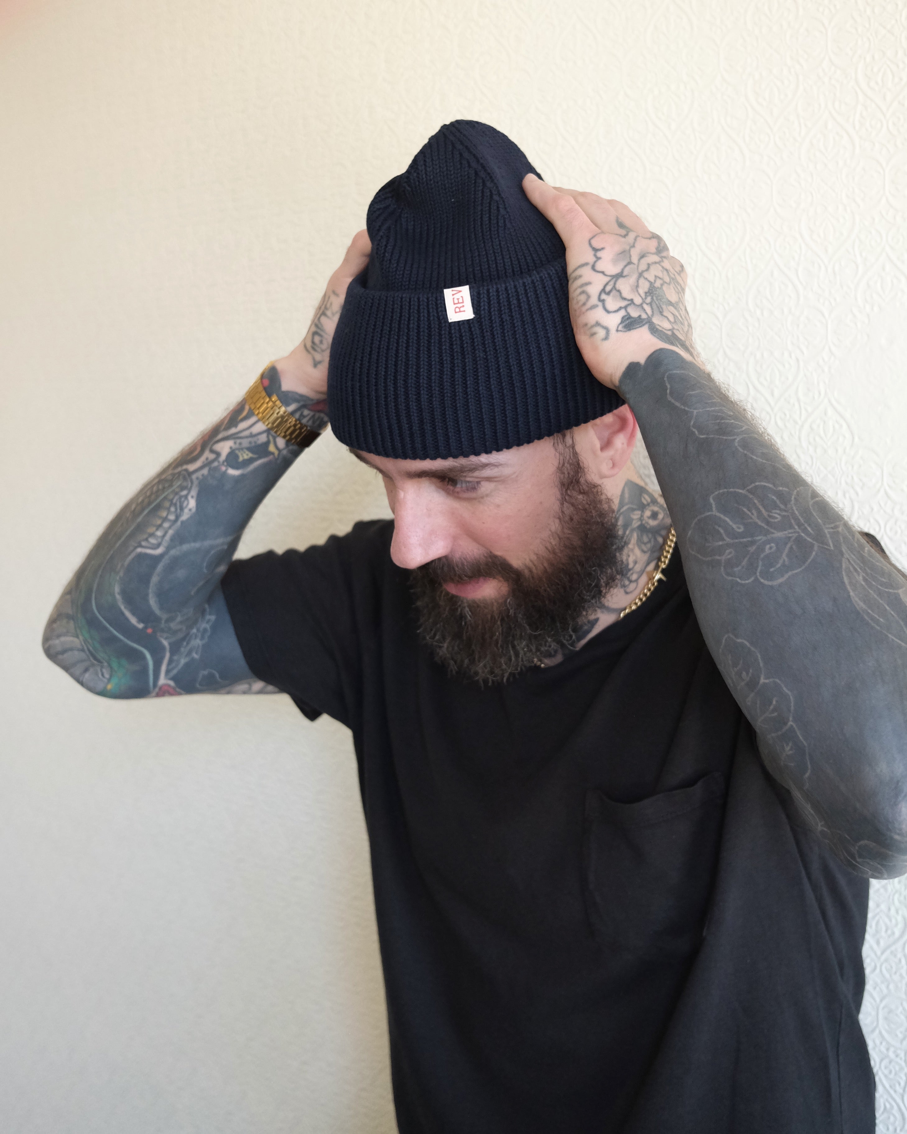 Big Fold Beanie, Navy