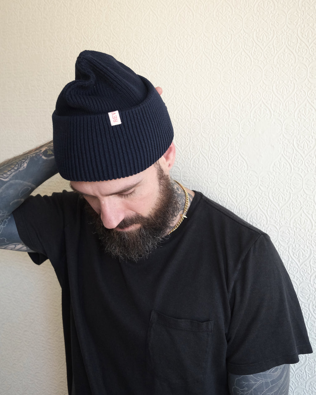 Big Fold Beanie, Navy