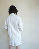 Hendry Coat, Wax Navy Stripe