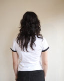 Cropped Kitty Tee, Short Sleeve