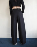 Heavy Cotton Tailored Trouser, Black